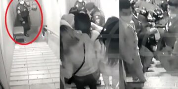 Lima, Los Olivos: Video inédito revela que tumulto no cerró la puerta @diariocorreo