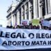 ¿Cumplir con intereses extranjeros para que salga la ley del aborto?