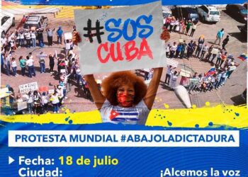 Voces de solidaridad con Cuba en su lucha contra el comunismo, se hacen más fuertes