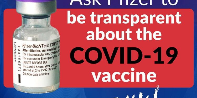 USA: Demandan transparencia a Pfizer sobre la vacuna COVID-19