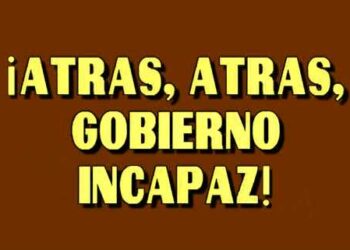“No nos dejan trabajar”, es el discurso de un gobierno incapaz