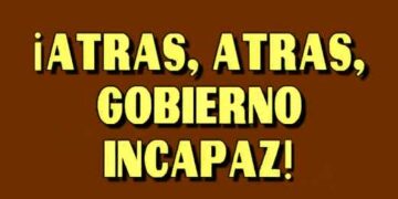 “No nos dejan trabajar”, es el discurso de un gobierno incapaz