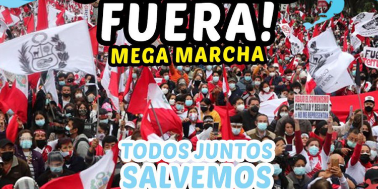 “Ni Castillo ni Cerrón, ni Sagasti ni Mendoza. Comunistas y morados son la misma cosa”