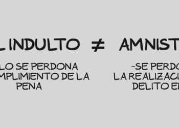 La evidencia se va destapando: amnistías, indultos, supuesta reconciliación