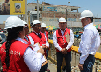 Contralor general supervisó estado actual de obras paralizadas en Ica