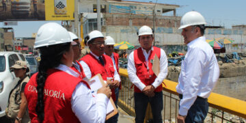 Contralor general supervisó estado actual de obras paralizadas en Ica