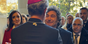 El Presidente argentino agradeció el trabajo de la Iglesia Católica con los más vulnerables