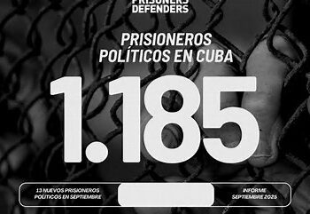 Cuba: el registro total de personas privadas de libertad por motivos políticos continúa en ascenso
