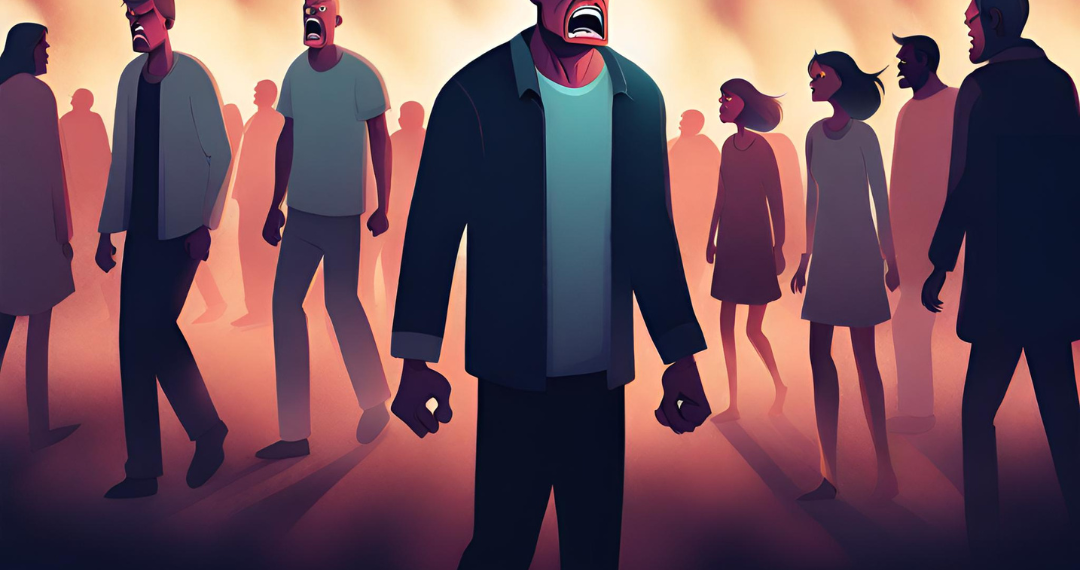 Las cartas de la izquierda son todas a perdedor, por eso están en trompo de angustia, odio y violencia