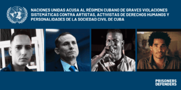 Cuba: graves acusaciones que el régimen ha aceptado tácticamente, al no presentar alegaciones en contrario