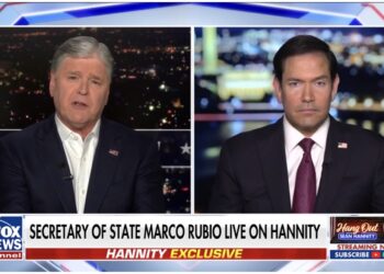 Entrevista al secretario de Estado Marco Rubio con el periodista Sean Hannity de Fox News