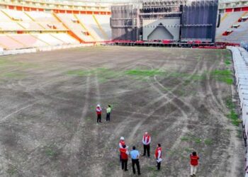 Eventos no deportivos realizados en el Estadio Nacional deterioraron el césped y la pista atlética