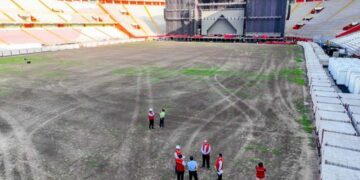 Eventos no deportivos realizados en el Estadio Nacional deterioraron el césped y la pista atlética