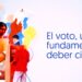Seamos conscientes que el arma más potente que tenemos es nuestro Voto ciudadano