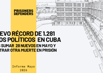 Prisoners Defenders informe sobre presos políticos en Cuba: régimen comunista continúa con más detenciones, encarcelamientos y castigos inhumanos