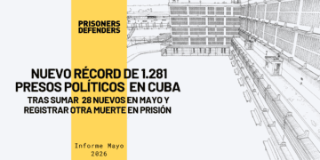 Prisoners Defenders informe sobre presos políticos en Cuba: régimen comunista continúa con más detenciones, encarcelamientos y castigos inhumanos